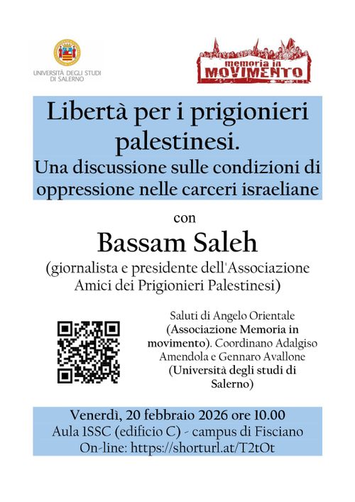 Libertà per i prigionieri palestinesi