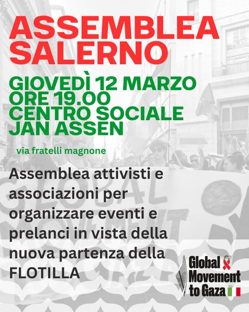 Assemblea per la flotilla