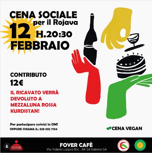 Cena sociale per il Rojava